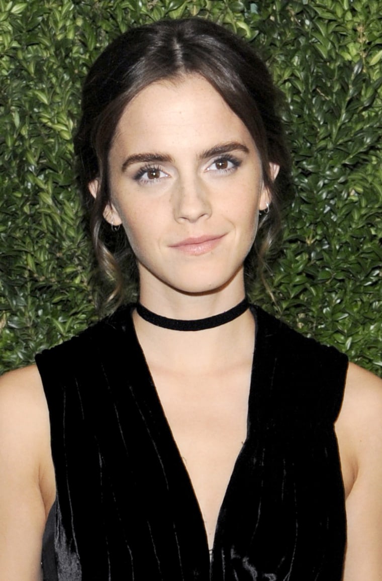 Emma Watson's hair is now a dark brown color — see the look!