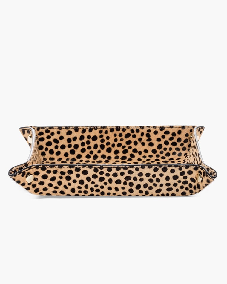 chico's cheetah print travel tray