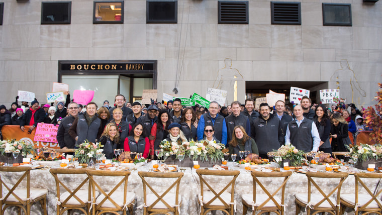 TODAY All-Star Thanksgiving Group Chef Shot