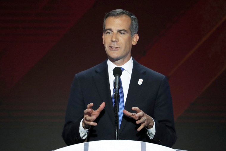 IMAGE: Los Angeles Mayor Eric Garcetti