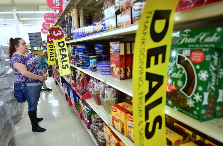 Image: Thanksgiving shopping in California