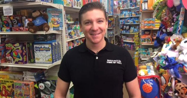 Small retailers like Anthony DeSalis at Tons of Toys in Bernardsville, N.J. are gearing up for Small Business Saturday.