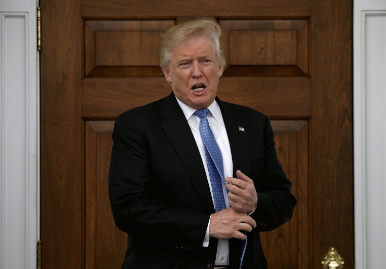 Image: US President-elect Donald Trump at Trump International Golf Club
