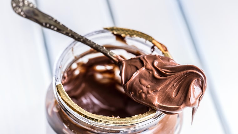 sticky chocolate spoonfuls