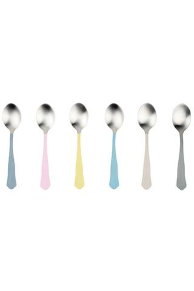 Pretty to look at and to hold. These sweet spoons are perfect for mixing up coffee with a little conversation. 