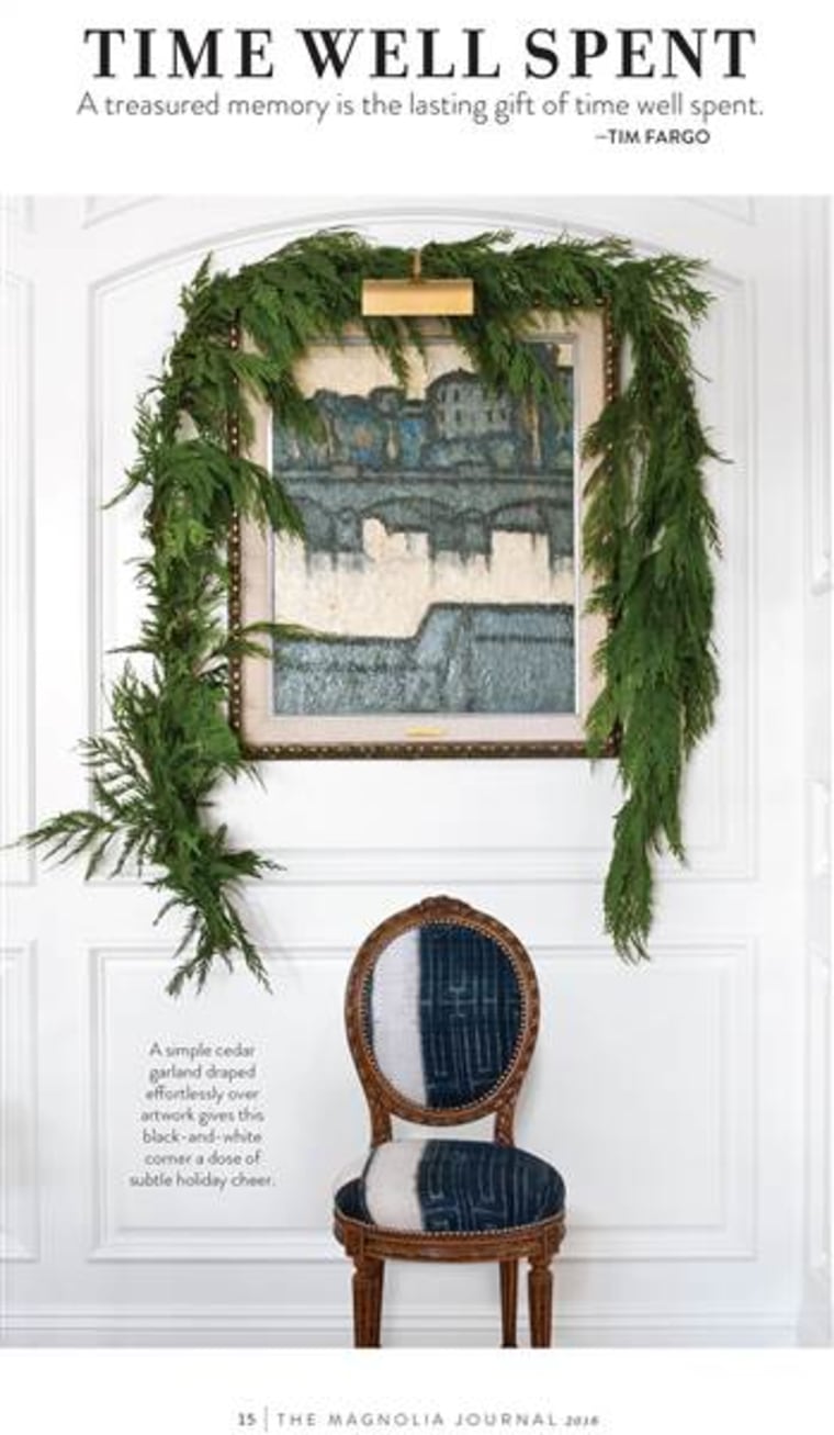 Joanna Gaines holiday decor