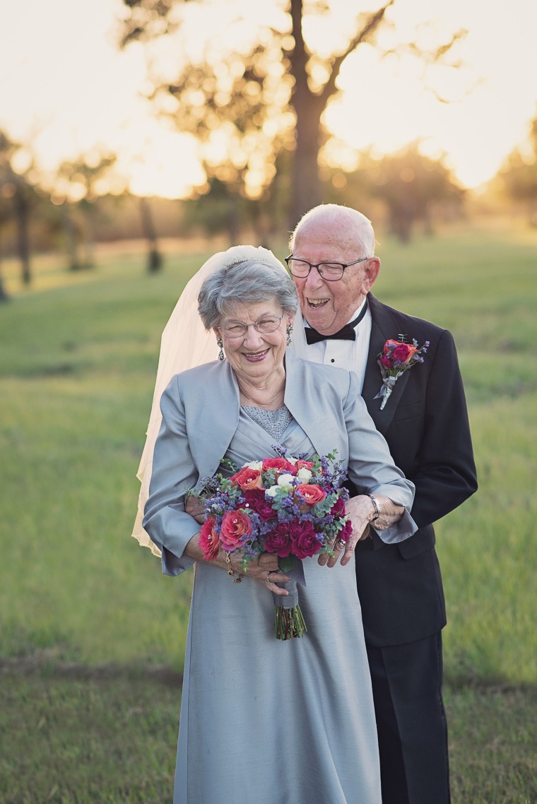 Couple Celebrates 70th Anniversary By Taking The Wedding Photos They Never Got