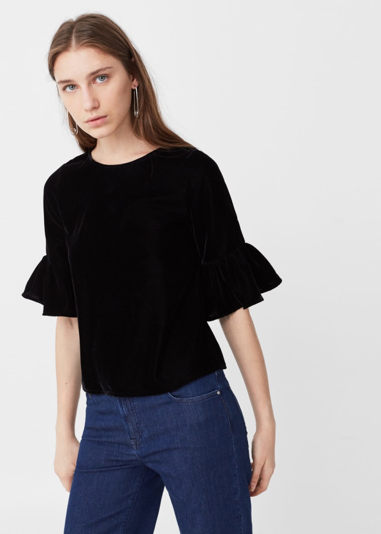 Velvet blouse