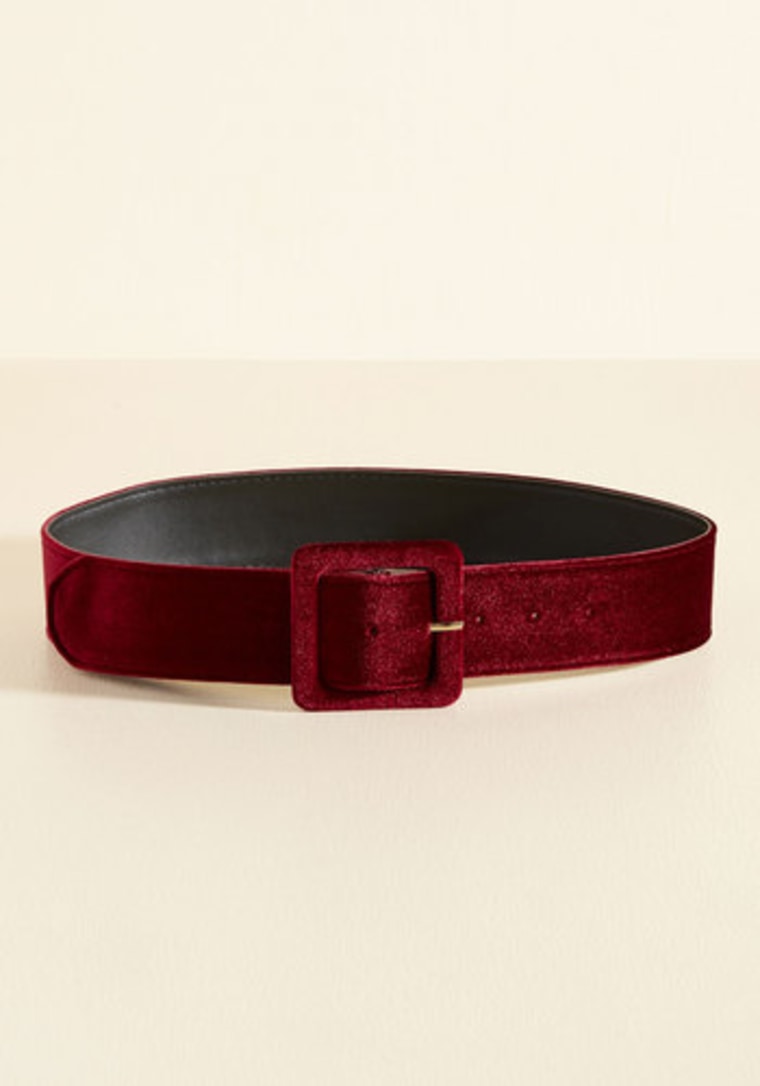 Velvet belt