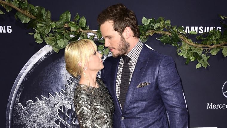 Anna Faris and Chris Pratt