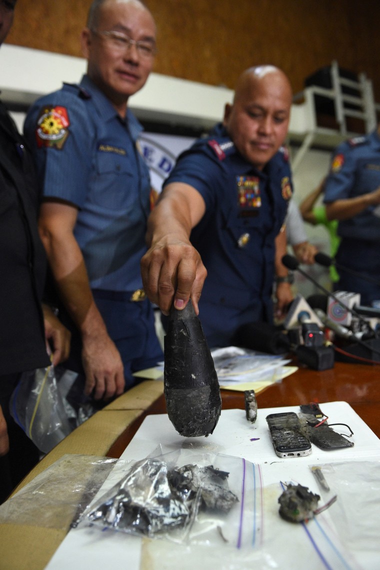 Image: An improvised explosive device found in Manila