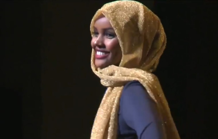 Halima Aden, a Somali-American teen who opted for traditional attire at Miss Minnesota USA pageant.