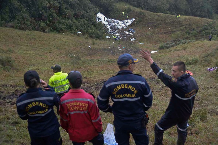 Image: COLOMBIA-PLANE-ACCIDENT