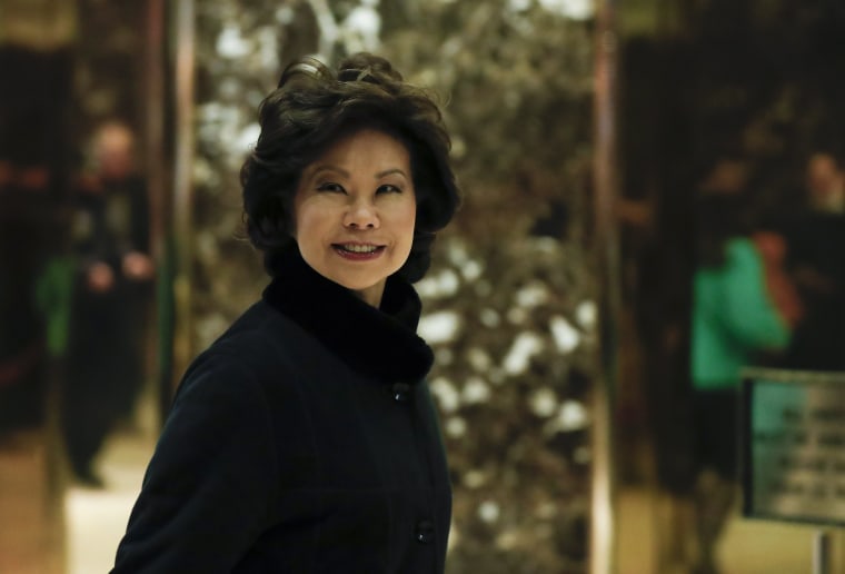 Elaine Chao s Cabinet Nomination Brings Pride For Some In U S Overseas