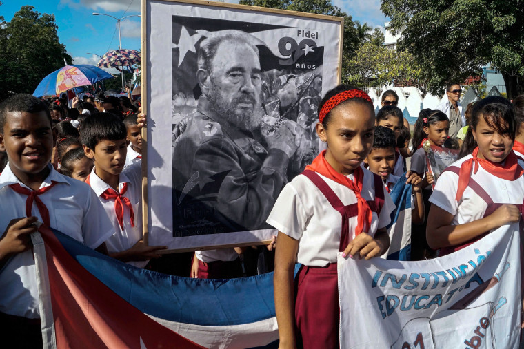 Image: TOPSHOT-CUBA-CASTRO-DECEASE-MEMORIALS