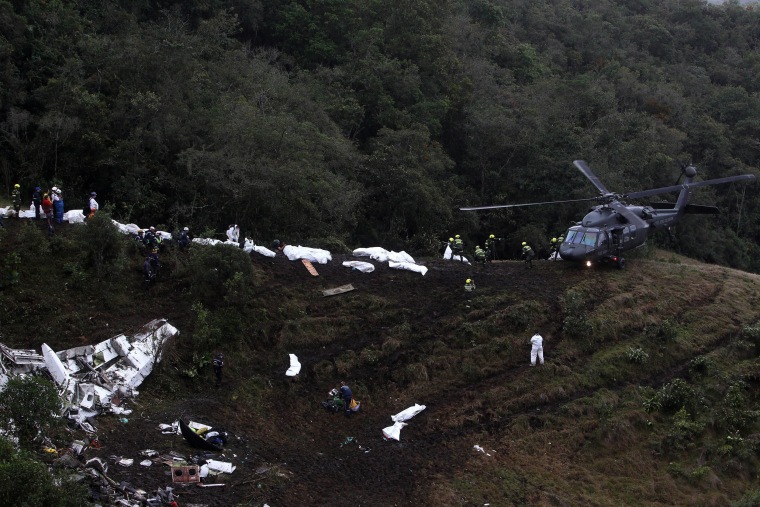 Image: Colombia plane crash