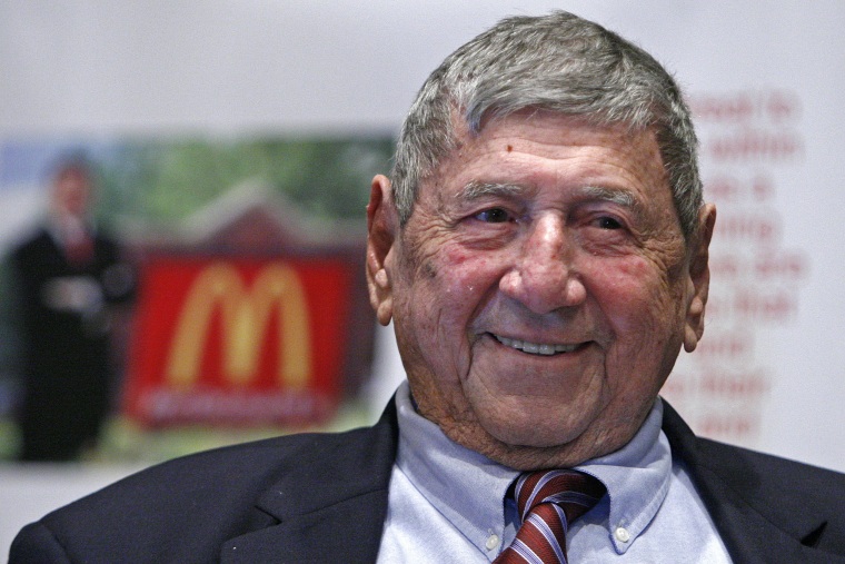 Image:  Big Mac creator Michael "Jim" Delligatti