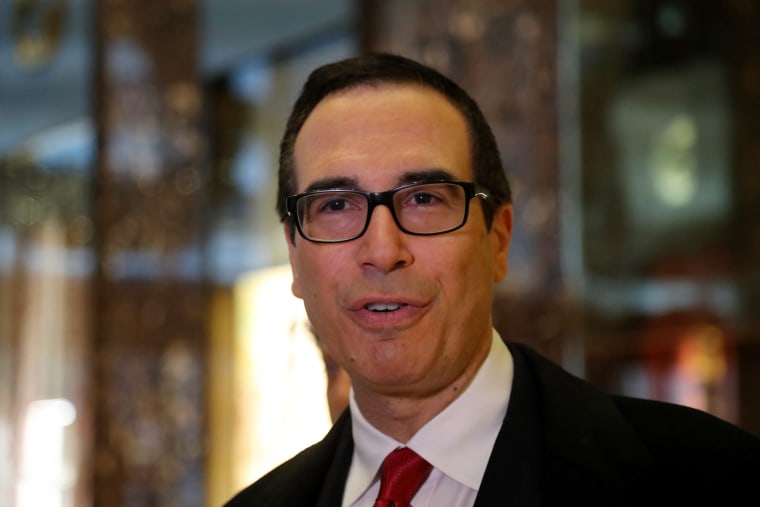 Image: Steven Mnuchin arrives at Trump Tower,