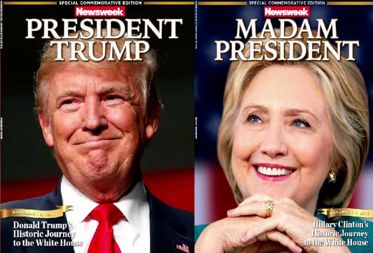 IMAGE: Newsweek election covers