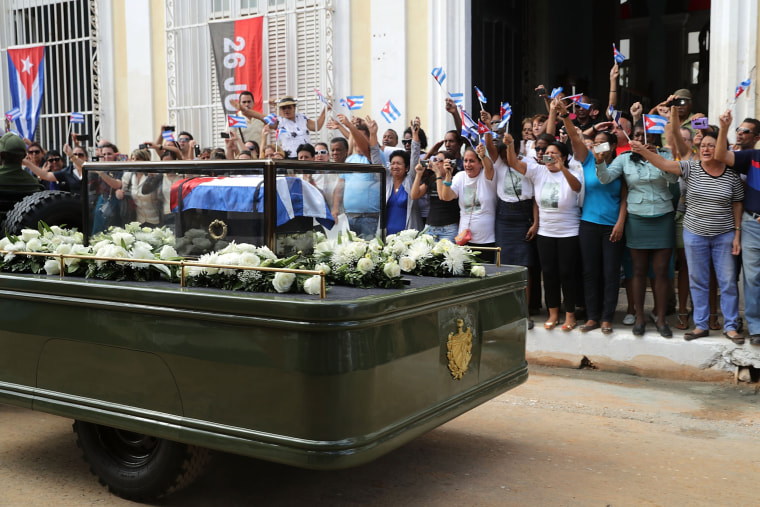 Image: Fidel Castro's Remains Travel Across Cuba Ahead Of His Burial