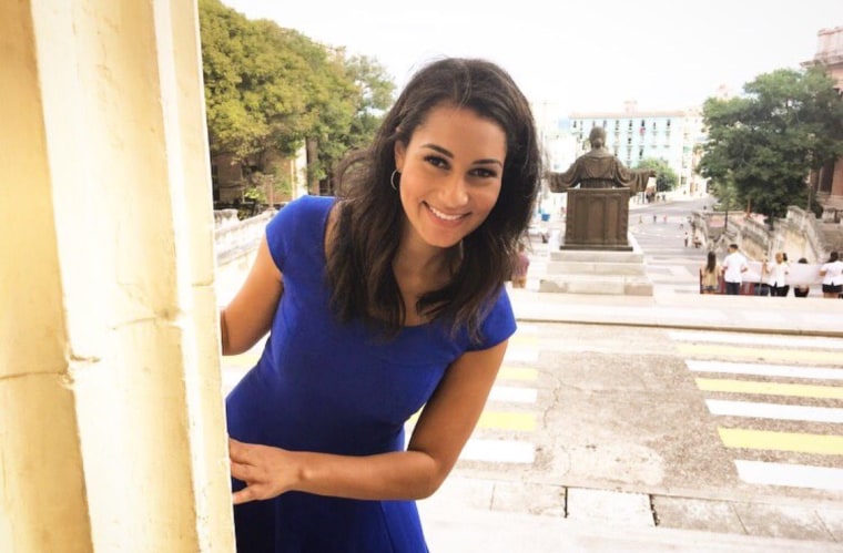 Morgan Radford revisiting sites she would visit as an exchange student in Havana, Cuba.