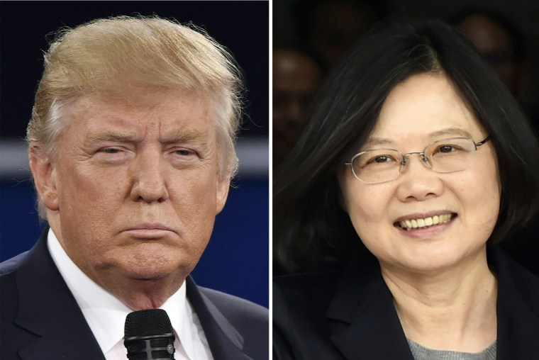 Image: Donald Trump and Taiwan's President Tsai Ing-wen