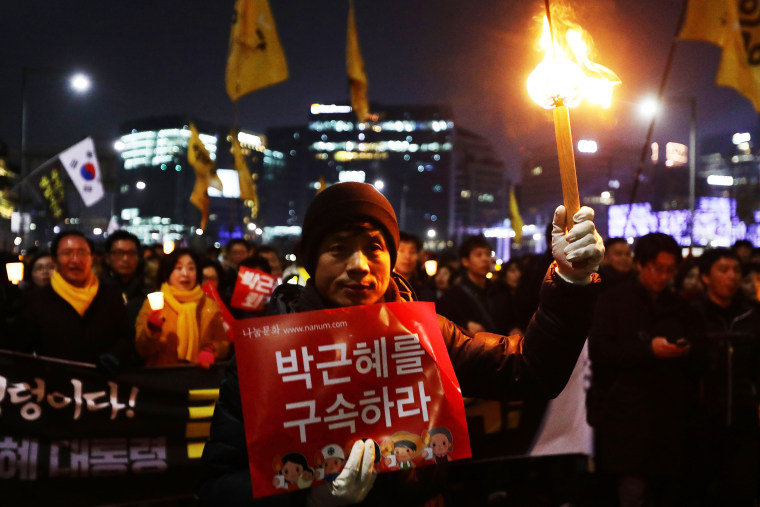 Image: Rally Against President Park Continues In Seoul