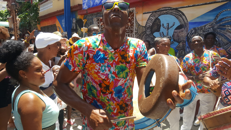 Callejon de Hamel (Hamel Alley) in Central Havana, is covered in murals and sculptures all devoted to Afro-Cuban culture as well as a space for live music and dance.