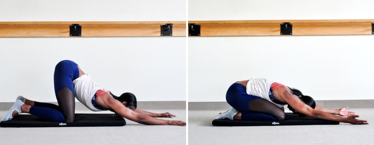 This is a great stretch for people who have been sitting at their desks all day.