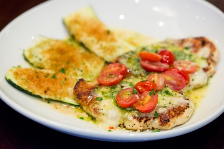 Chicken Margherita - part of Olive Garden's new lighter fare menu