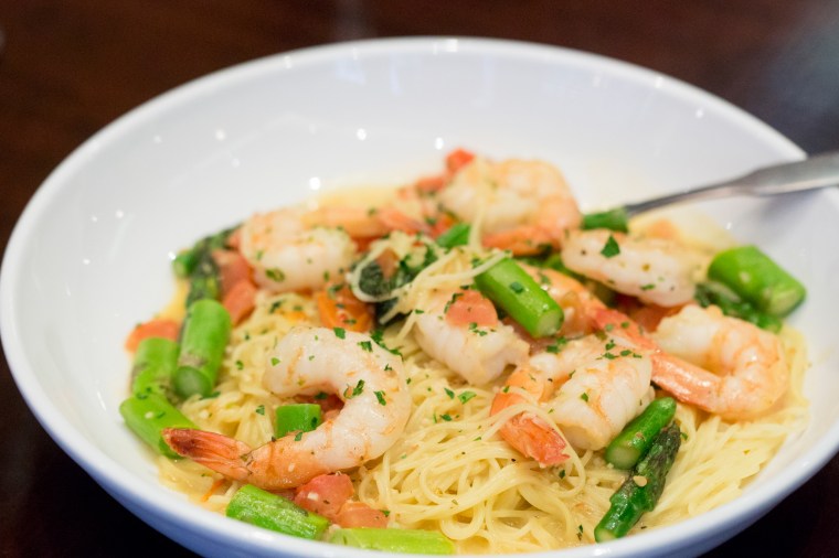 Shrimp Scampi - part of Olive Garden's new lighter fare menu
