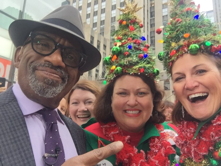 Al Roker with Tisha Dedmon and Carol Ann Hoard