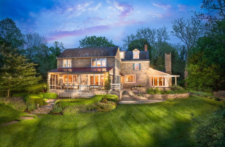 Farmhouse with barn in Pennsylvania