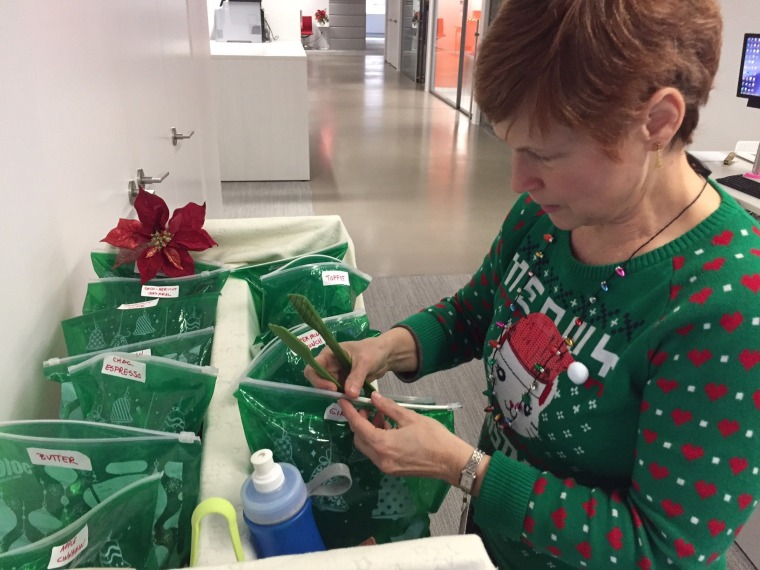 Muller bakes 1,000 cookies for three days straight.