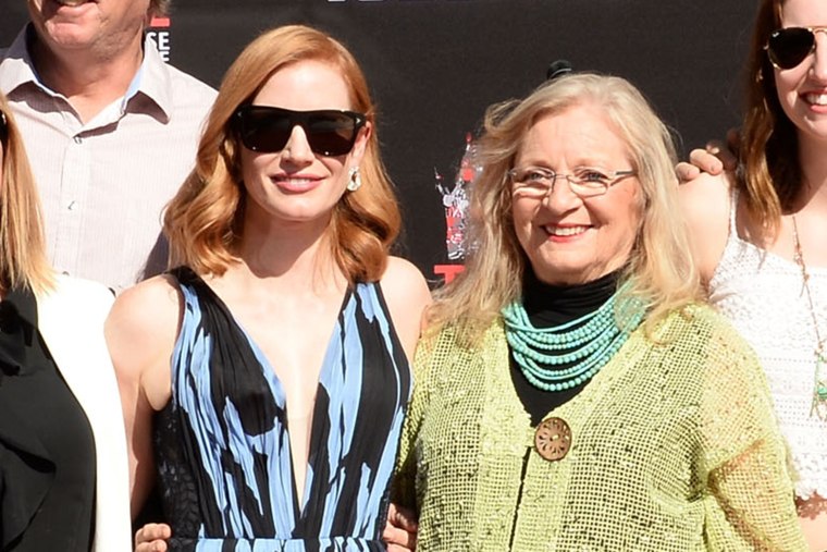 Jessica Chastain Hand And Footprint Ceremony