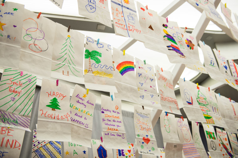 The Kids' Food Basket wall.