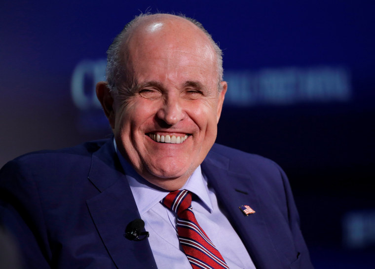 Image: Rudy Giuliani, vice chairman of the Trump Presidential Transition Team, speaks in Washington.