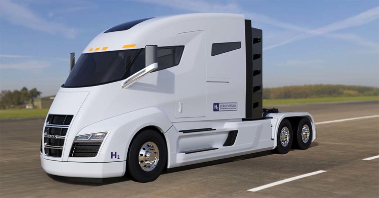 Nikola Motor Co. is one of several manufacturers betting hydrogen can clean up the nation’s heavy-duty truck fleet — responsible for about 20 percent of the sector's greenhouse gases.