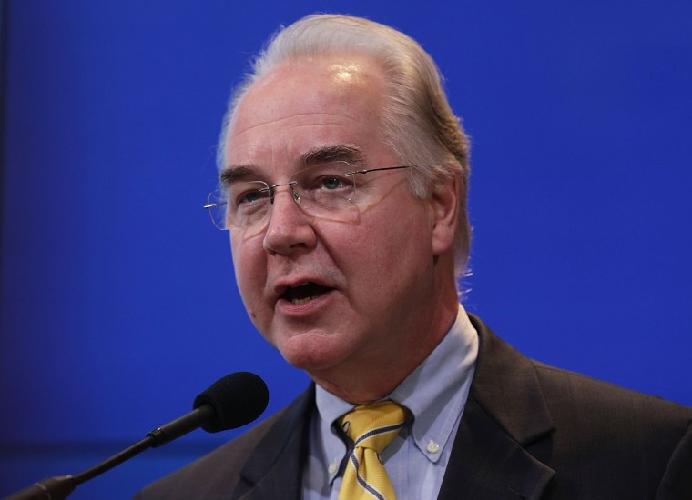 Image: Trump's Pick For Health Secretary Rep. Tom Price (R-GA) Speaks At The Brookings Institution On The Federal Budget Process