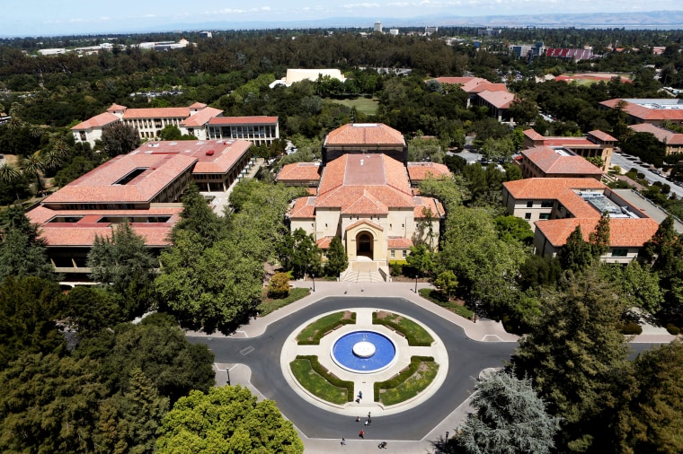 Image: Stanford University's campus is seen from atop Hoover Tower