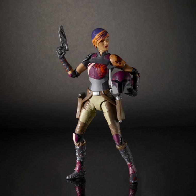 The Sabine Wren figure from Hasbro