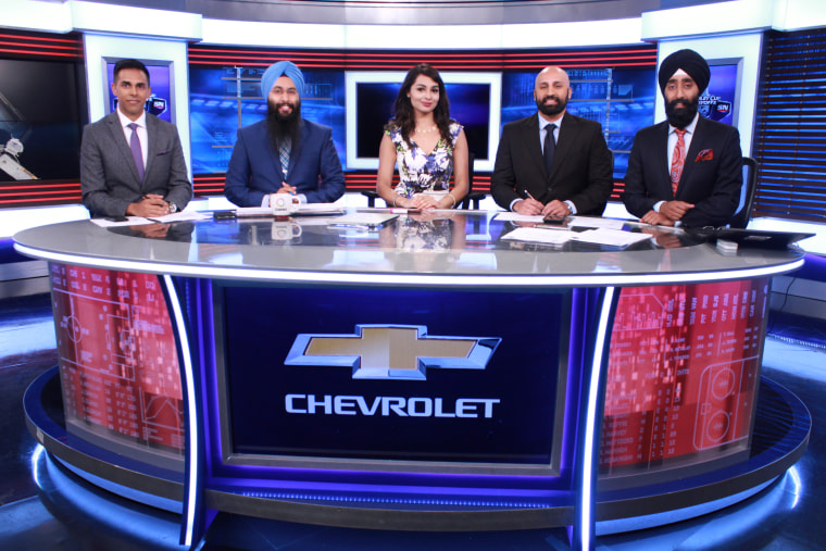 Singh and the Hockey Night in Canada: Punjabi team.