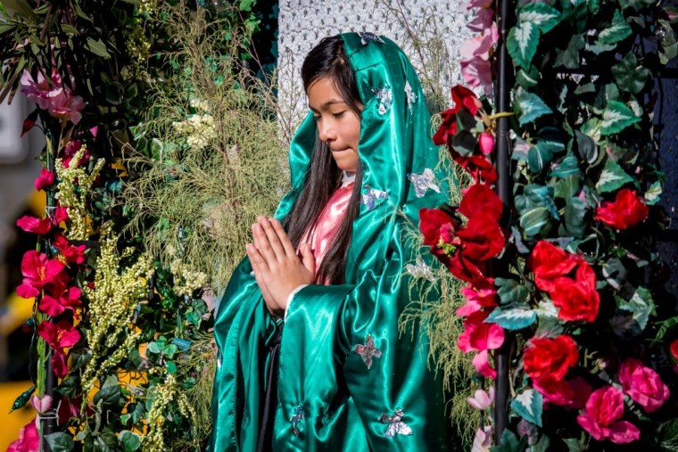 Celebrant at Phoenix Our Lady of Guadalupe event, Phoenix AZ, December 2015