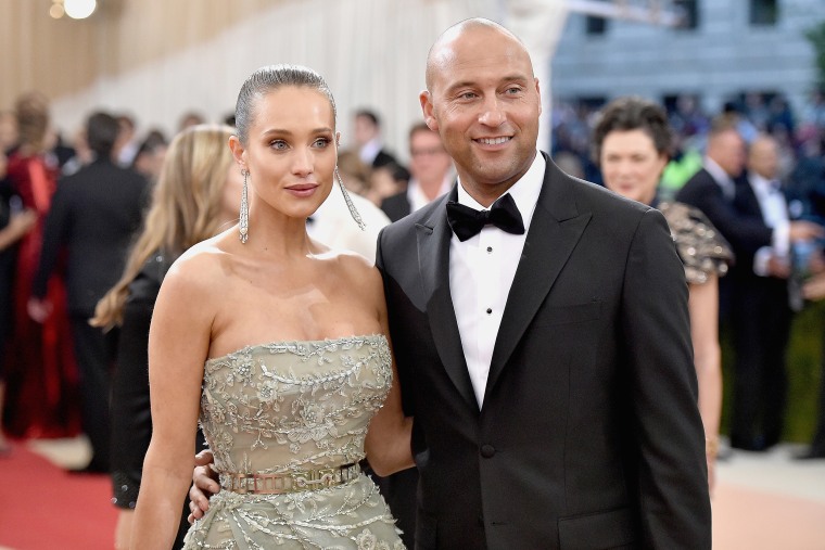 Hannah Davis and Derek Jeter