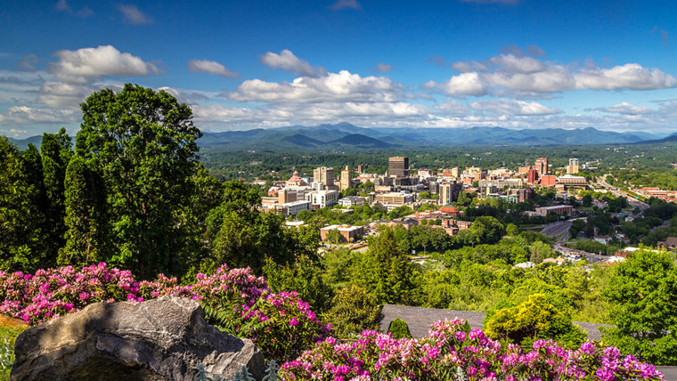 Asheville, North Carolina, tops the 10 best places to visit in the US list