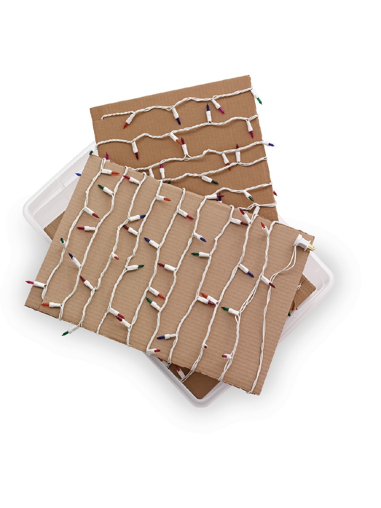 Christmas decor storage