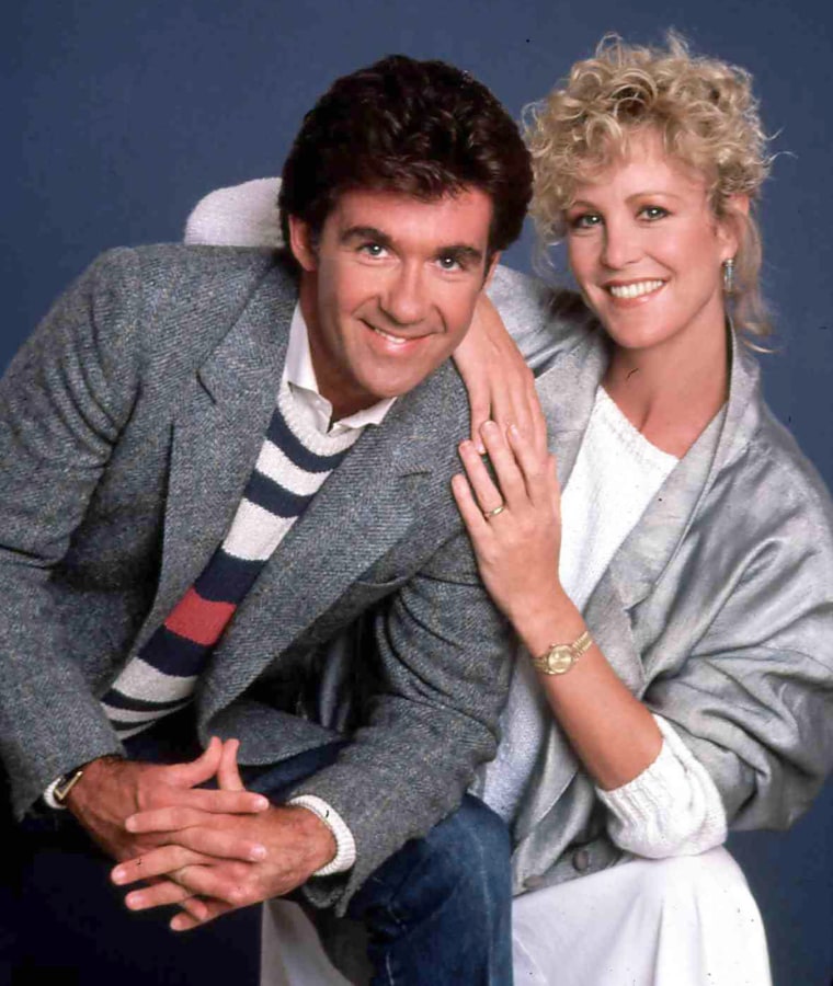 Alan Thicke, Joanna Kerns *** Local Caption *** 1989, Growing Pains