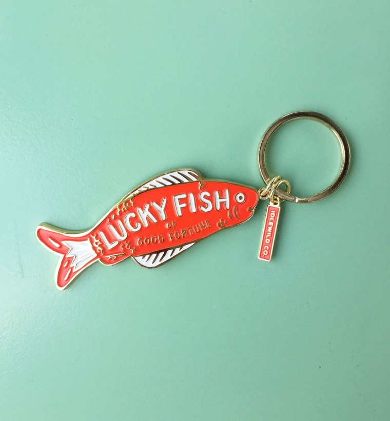 This kitschy-fishy combo makes for a cute accessory.