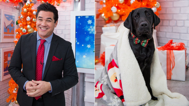 Charlie gets to know Dean Cain while taking a quick stroll around the plaza!