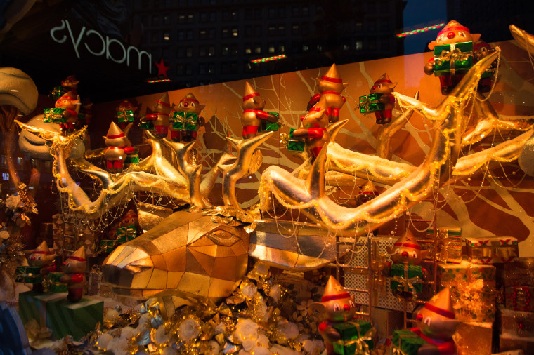 Macys department store holiday windows